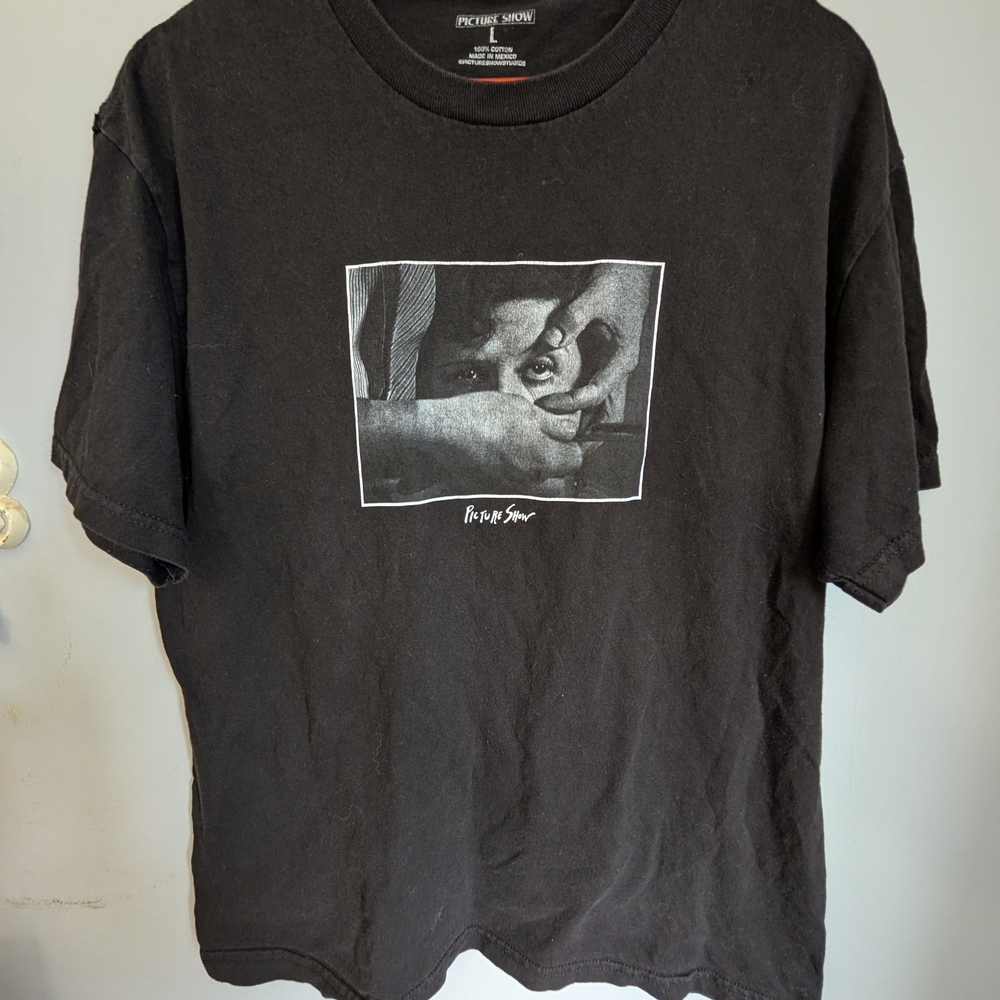 Picture Show Black Graphic Short Sleeve Tee